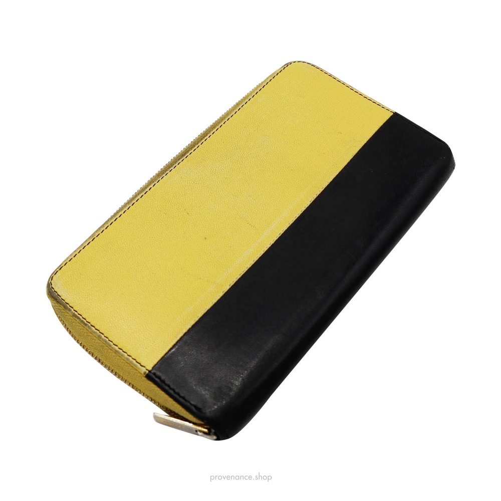 🔴 Celine Multifunction Zip Wallet - Yellow/Black - Picture 3 of 8